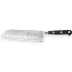 Alice Delice Couteaux De Cuisine|Couteaux Santoku^Couteau Santoku alvéolé 18 cm Sabatier forgé - Alice Délice