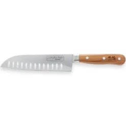 Alice Delice Couteaux De Cuisine|Couteaux Santoku^Couteau Santoku 16 cm manche bois d´olivier - Alice Délice