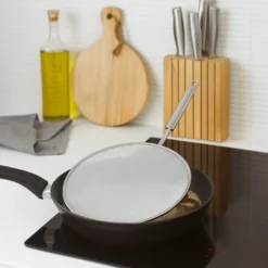 Alice Delice Accessoires De Cuisson|Couvercles De Cuisson^Couvercle anti-projection en inox 29 cm - Alice Délice