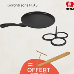 Alice Delice Cuisson Sur Plaque|Poêles^Crêpière Energy 28cm et moule pancakes + accessoires offerts