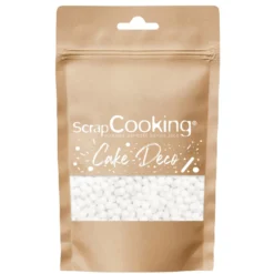 Scrapcooking Décors De Pâtisserie|Décors Comestibles^Décor à parsemer Perles Blanches 55 g -
