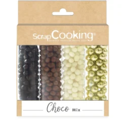 Scrapcooking Décors De Pâtisserie|Décors Comestibles^Décor à parsemer : set de décors chocolatés et dorés Choco M