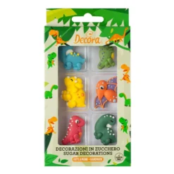 Decora Décors De Pâtisserie|Décors Comestibles^Décors comestibles : 6 décors Dinosaures - Décora