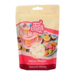 Funcakes Décors De Pâtisserie^Deco melts Blanc Naturel 250 g -