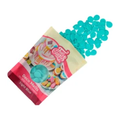 Funcakes Glaçage Et Nappage^Deco melts Bleu Ciel 250 g -