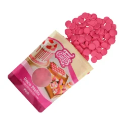 Funcakes Décors De Pâtisserie|Décors Comestibles^Deco melts Rose 250 gr -