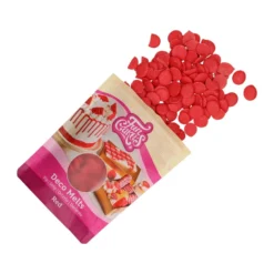 Funcakes Décors De Pâtisserie|Décors Comestibles^Deco melts Rouge 250 g -