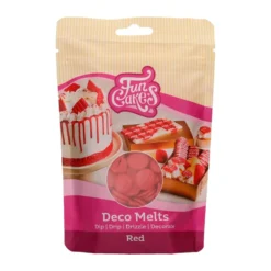Funcakes Décors De Pâtisserie|Décors Comestibles^Deco melts Rouge 250 g -