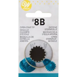 Wilton Poches & Douilles^Douille en inox : cannelée étoile 15 mm 8B -