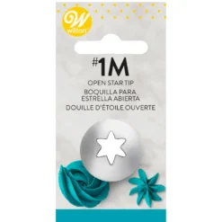 Wilton Poches & Douilles^Douille en inox : cannelée étoile 8 mm 1M -