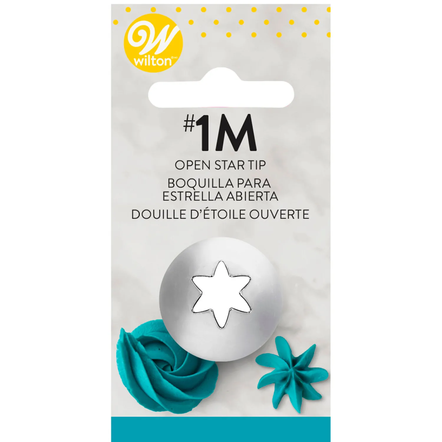Wilton Poches & Douilles^Douille en inox : cannelée étoile 8 mm 1M -
