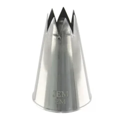 PME Poches & Douilles^Douille en inox : cannelée étoile 17 mm 2M -