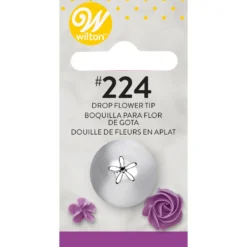 Wilton Poches & Douilles^Douille en inox : fleur 4 mm 224 -