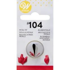 Wilton Poches & Douilles^Douille en inox : pétale 15 mm 104 -
