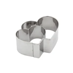 Birkmann Emporte-Pièces^Emporte-pièce en inox double coeur 6.5 cm -