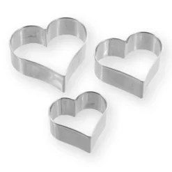 Alice Delice Emporte-Pièces^3 emporte-pièces coeur en inox -