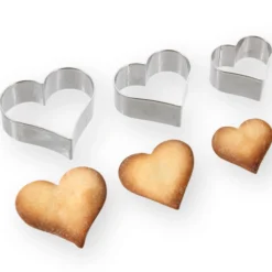 Alice Delice Emporte-Pièces^3 emporte-pièces coeur en inox -
