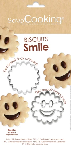 Scrapcooking Emporte-Pièces^2 emporte-pièces en inox sourire smile -