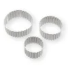Alice Delice Emporte-Pièces^3 emporte-pièces rond cannelé en inox - Alice Délice