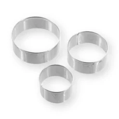 Alice Delice Emporte-Pièces^3 emporte-pièces rond lisse en inox - Alice Délice