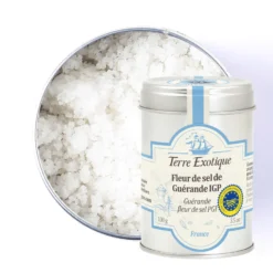 Terre Exotique Epicerie|Sels^Fleur de sel de Guérande IGP 90 gr -