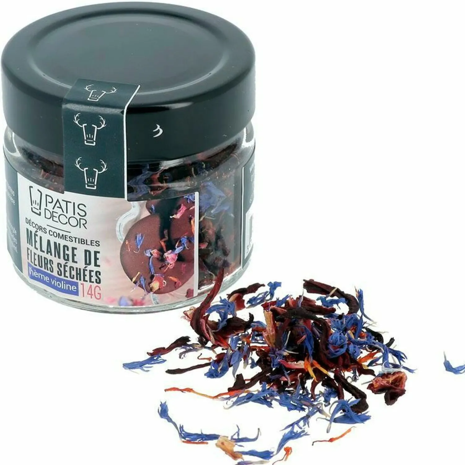 Patisdecor Décors De Pâtisserie|Décors Comestibles^Fleurs séchées comestibles Violet 3 gr - Patisdécor