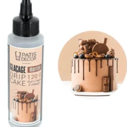 Patisdecor Glaçage Et Nappage^Glaçage drip cake marron 120 gr