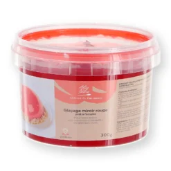 Alice Delice Glaçage Et Nappage^Glaçage miroir prêt à l´emploi rouge 300 gr