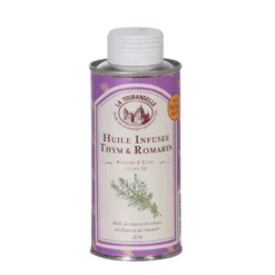 La Tourangelle Epicerie|Huiles Alimentaires^Huile infusée Thym et Romarin 250 ml -
