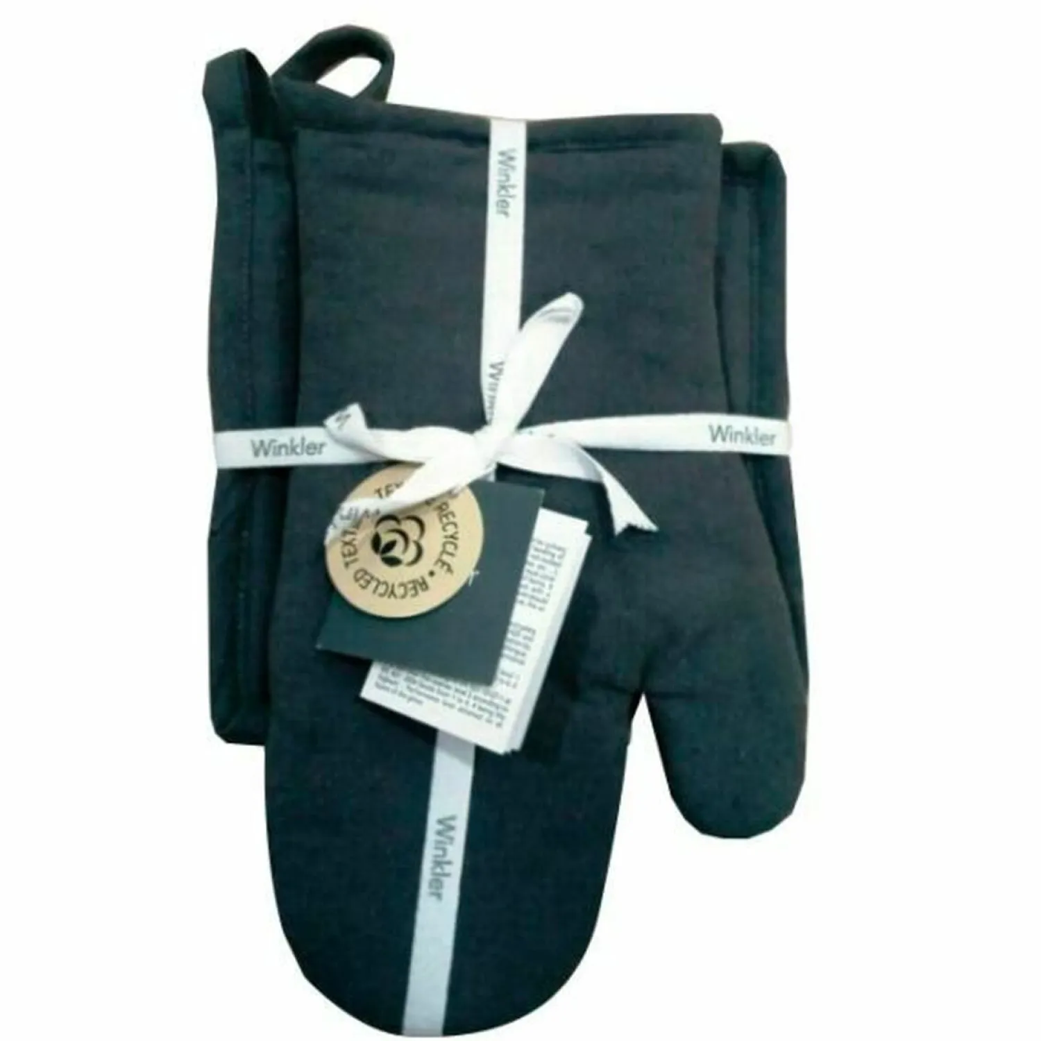 Winkler Accessoires De Cuisson|Protections De La Chaleur^Lot gant et manique Jona bleu -