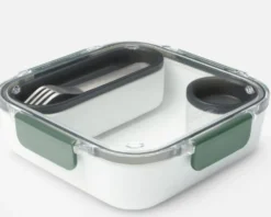 Alice Delice Repas Nomade^Lunch box Original olive 5.5 x 20 cm - Black & Blum