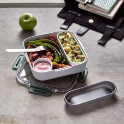 Alice Delice Repas Nomade^Lunch box Original olive 5.5 x 20 cm - Black & Blum