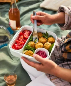 Alice Delice Repas Nomade^Lunch box Original olive 5.5 x 20 cm - Black & Blum