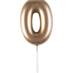 Alice Delice Décors De Pâtisserie|Décors Non Comestibles^Mini bougie dorée 0 hauteur 4.5 cm
