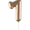 Alice Delice Décors De Pâtisserie|Décors Non Comestibles^Mini bougie dorée 7 hauteur 4.5 cm