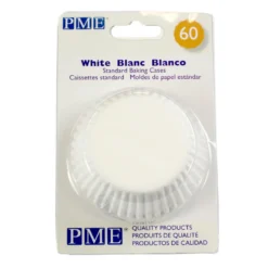 PME Support, Transport^100 mini caissettes pour muffins et cupcakes blanches 3.3 x