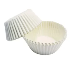 PME Support, Transport^100 mini caissettes pour muffins et cupcakes blanches 3.3 x