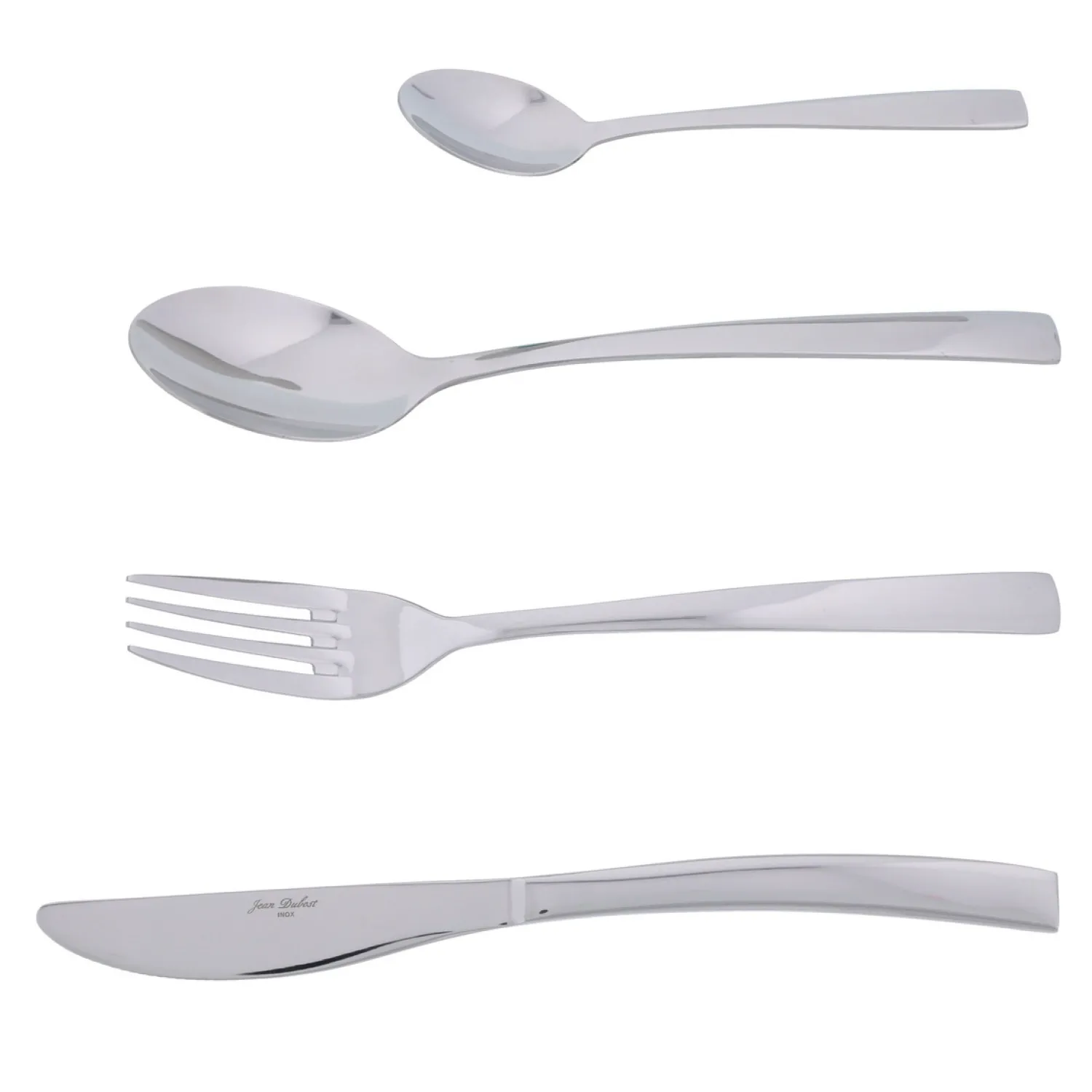 Jean Dubost Vaisselle|Couverts^Ménagère 24 couverts inox Jet -