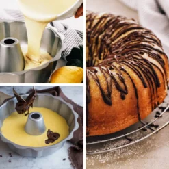 Decora Moules À Gâteau^Moule à bundt cake en métal antiadhésif 27 x 8.5 cm - Decor