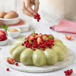 Decora Moules À Gâteau^Moule à bundt cake en métal anti adhésif Flower 24 x 6 cm -