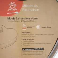 Alice Delice Moules À Gâteau|Moules Individuels^Moule à charnière coeur individuel - Alice Délice