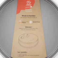 Alice Delice Moules À Gâteau^Moule à charnière en métal anti adhérent 8/10 parts 26 cm -