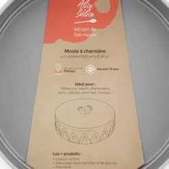 Alice Delice Moules À Gâteau^Moule à charnière en métal anti adhérent 6/8 parts 24 cm -