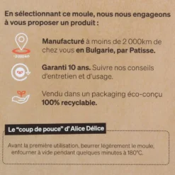 Alice Delice Moules À Gâteau^Moule à charnière en métal anti adhérent 6/8 parts 24 cm -