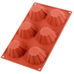 Alice Delice Moules Individuels^Moule en silicone 6 brioches - Alice Délice