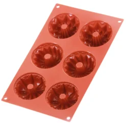 Alice Delice Moules Individuels^Moule en silicone 6 cakes fantaisies - Alice Délice