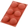 Alice Delice Moules Individuels^Moule en silicone 6 demi-sphères - Alice Délice