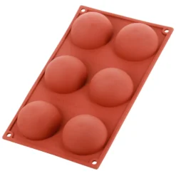 Alice Delice Moules Individuels^Moule en silicone 6 demi-sphères - Alice Délice