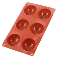 Alice Delice Moules Individuels^Moule en silicone 6 demi-sphères - Alice Délice