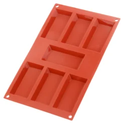 Alice Delice Moules Individuels^Moule en silicone 7 financiers - Alice Délice